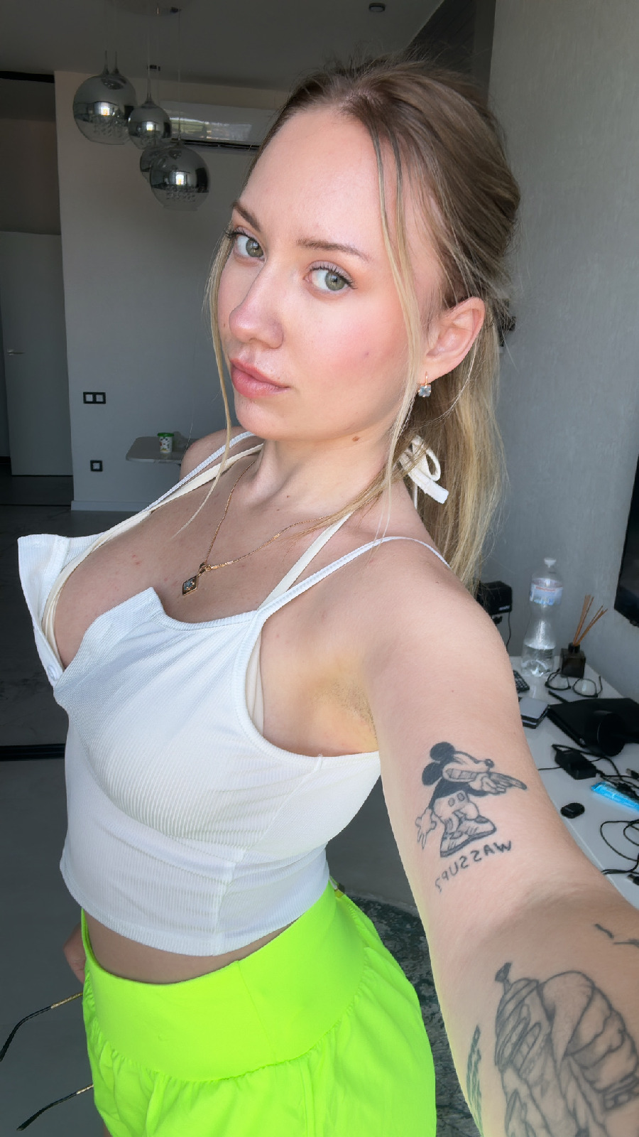 KateV in her underwear in Krasnoyarsk